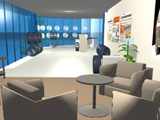 Architectural Concept Interior - Tyre Store in Adelaide